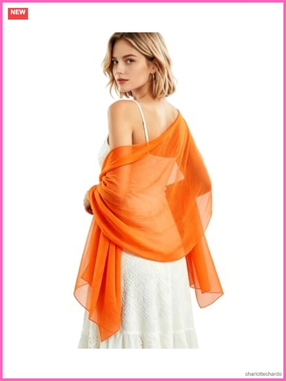 Silky Chiffon Shawl Wrap Lightweight Scarf for Weddings Prom Evening Dresses